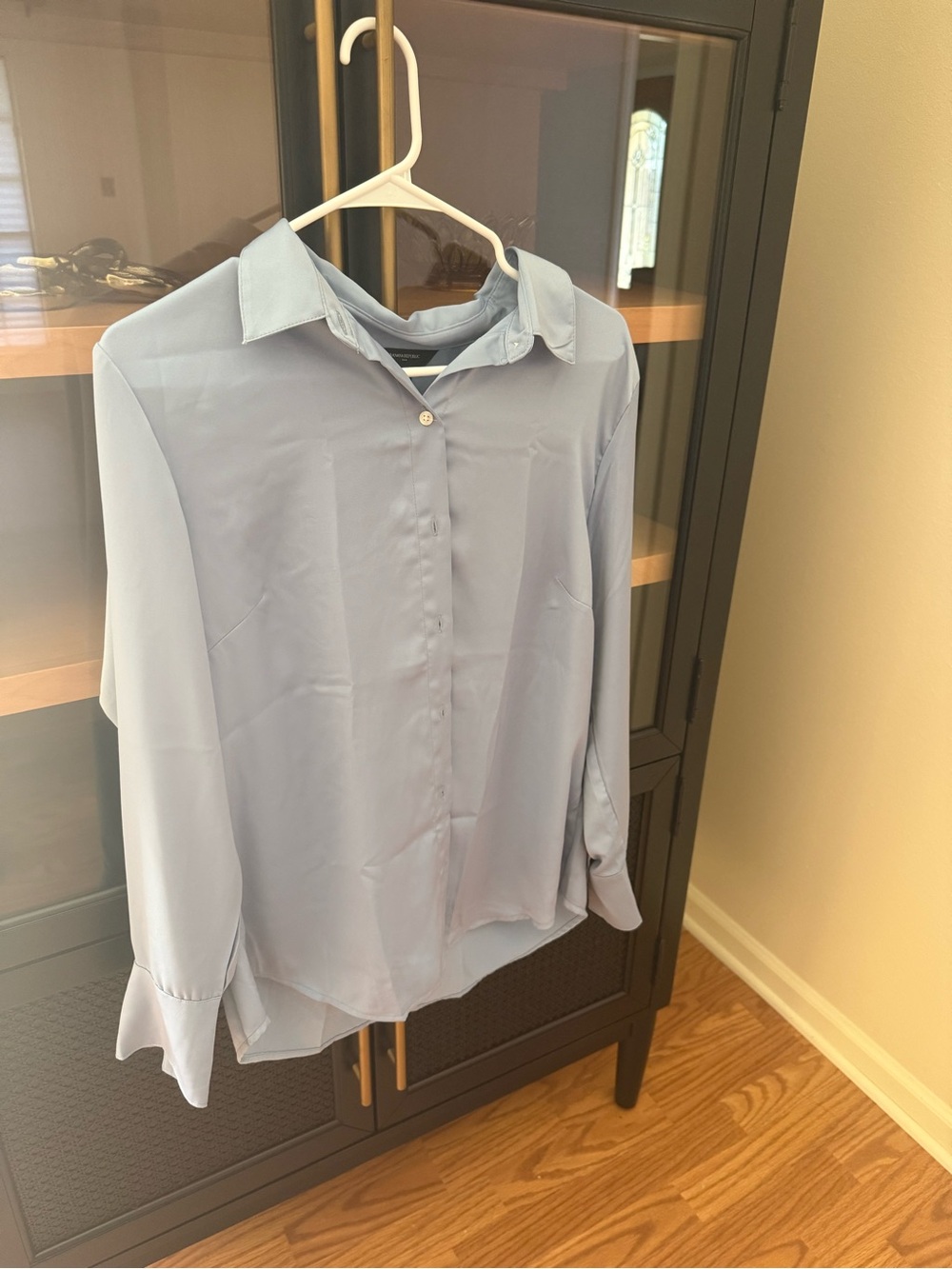Light Blue Women's Button-Down Shirt